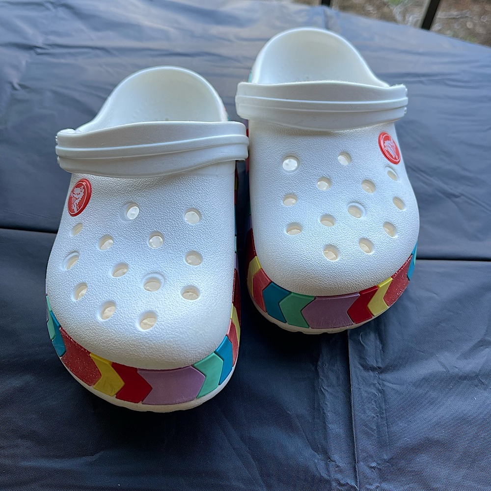 Crocs toddler size 10 excellent used condition